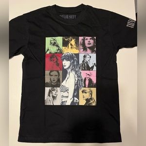 Official Taylor Swift Eras Tour Shirt - Black - Youth Medium - Brand-New